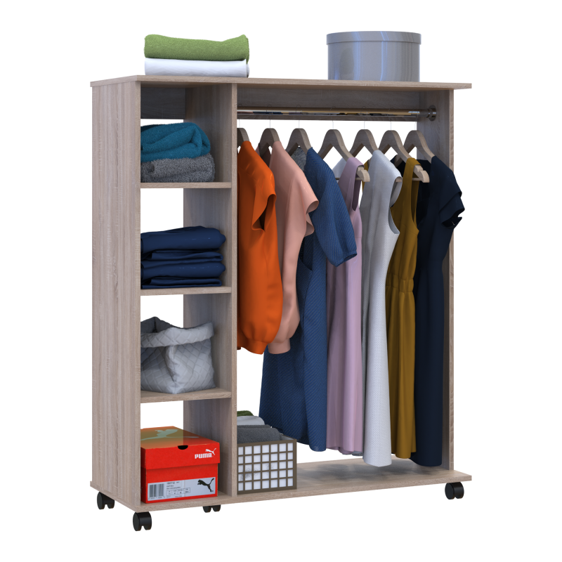 Гардеробна стойка Д1 Дуб сонома 110х41.6х129.4 (41510079)