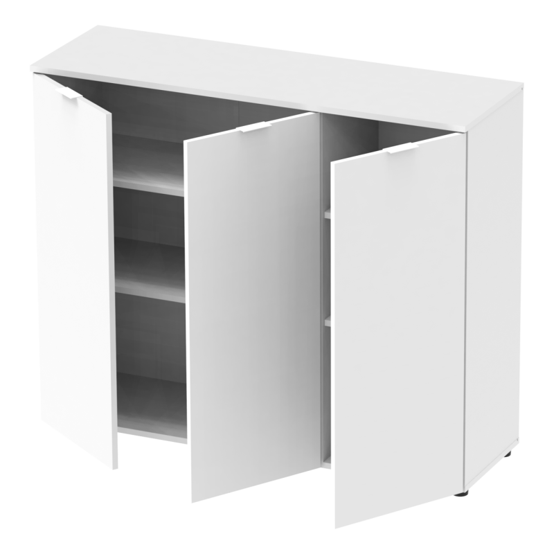 Комод Рон 6 3 фасада Белый 120х38х100 (41515999)