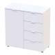Комод Рон 1 1 фасад 4 ящика Белый 80х38х81 (41516005)