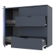 Комод GС1 Графит 100х40х81,7 (41510069)