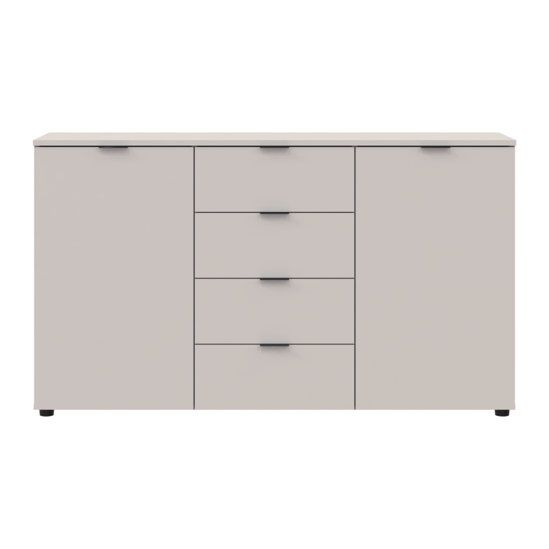 Комод Рон 5 Кашемир 2 фасада 4 ящика 140х38х81 (41516047)