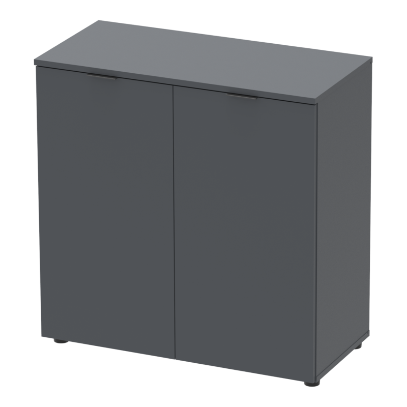 Комод Рон 3 2 фасада Графит 80х38х81 (41516002)