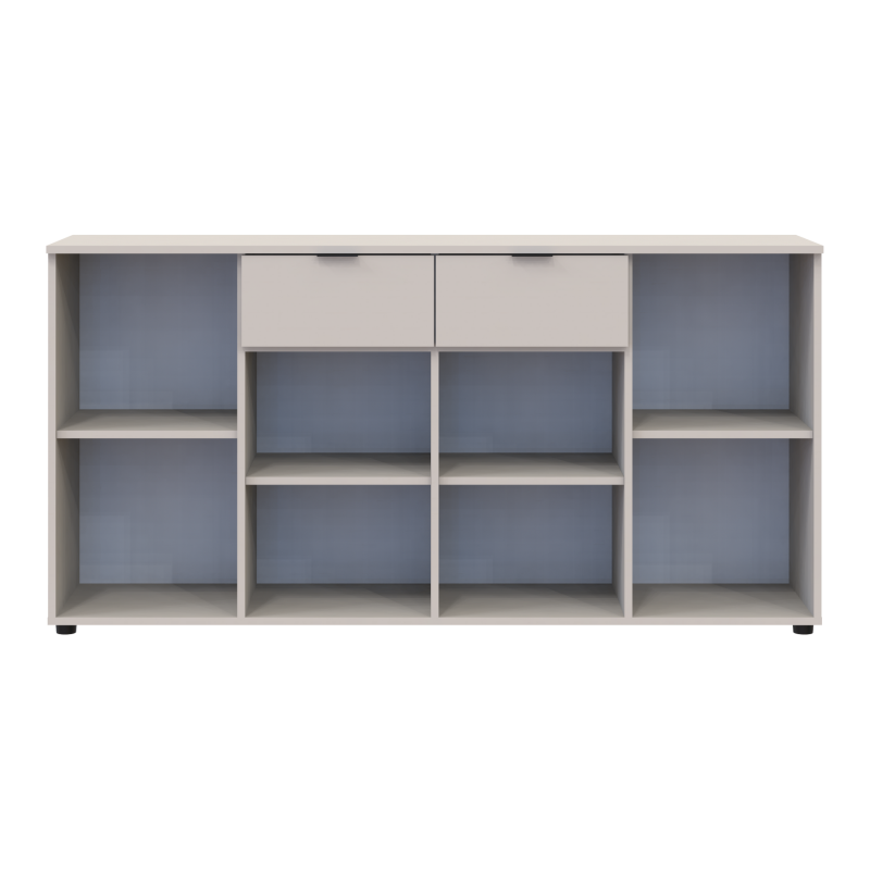 Комод Рон 7 Кашемир 4 фасада 2 ящика 160х38х81 (41516049)