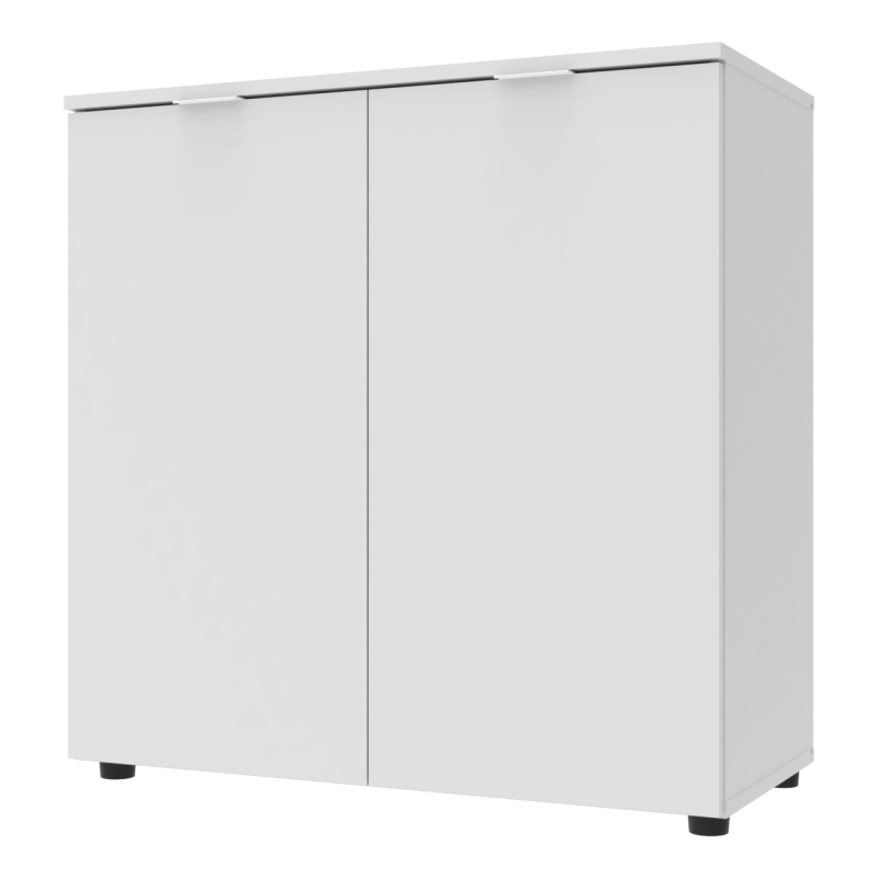 Комод Рон 3 2 фасада Белый 80х38х81 (41516001)