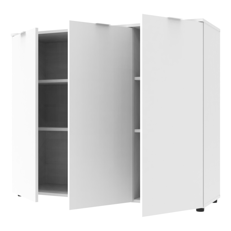 Комод Рон 6 3 фасада Белый 120х38х100 (41515999)