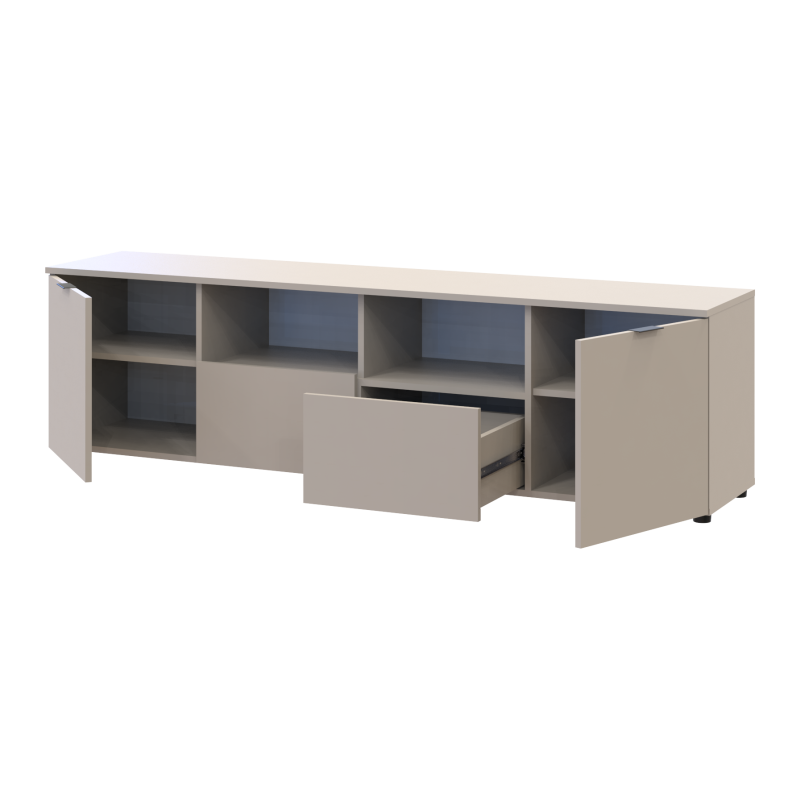 Комод Рон 4 Кашемир 2 фасада 2 ящика 180х38х50 (41516046)