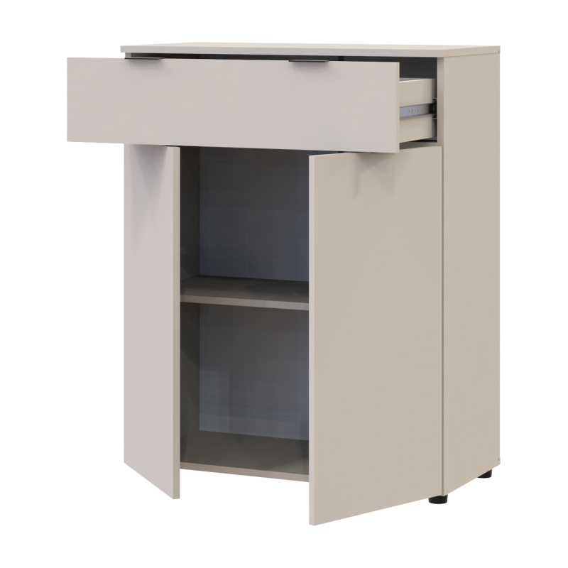 Комод Рон 2 2 фасада 1 ящик Кашемир 80х38х100 (41516044)