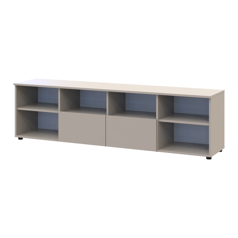 Комод Рон 4 Кашемир 2 фасада 2 ящика 180х38х50 (41516046)