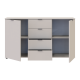Комод Рон 5 Кашемир 2 фасада 4 ящика 140х38х81 (41516047)