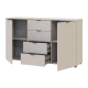 Комод Рон 5 Кашемир 2 фасада 4 ящика 140х38х81 (41516047)