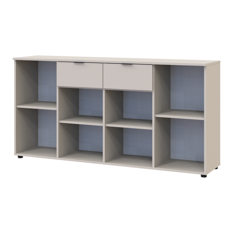 Комод Рон 7 Кашемир 4 фасада 2 ящика 160х38х81 (41516049)