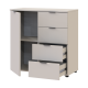 Комод Рон 1 1 фасад 4 ящика Кашемир 80х38х81 (41516043)