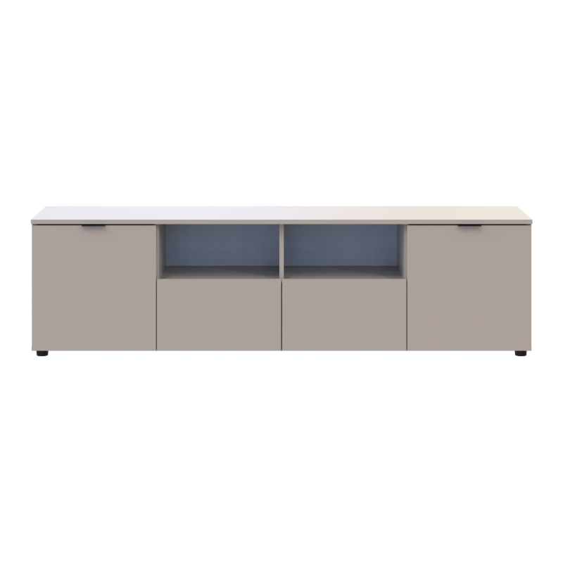 Комод Рон 4 Кашемир 2 фасада 2 ящика 180х38х50 (41516046)