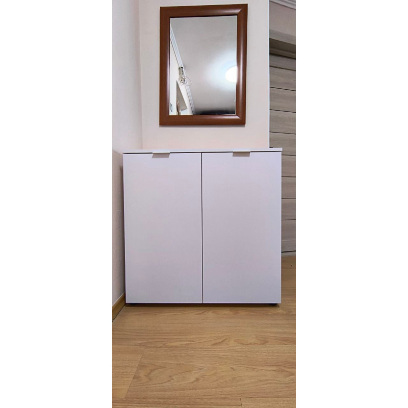 Комод Рон 3 2 фасада Белый 80х38х81 (41516001)