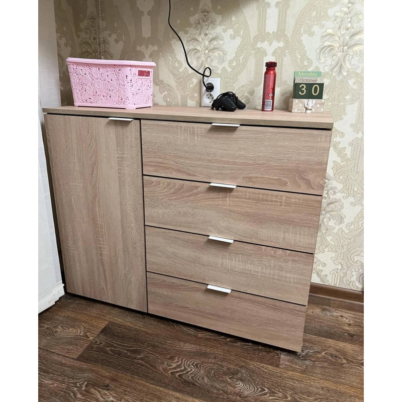 Комод GС1 Дуб Cонома 100х40х81,7 (41510077)