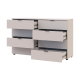 Комод Рон 8 Кашемир 8 Ящичков 130х38х81 (41516171)
