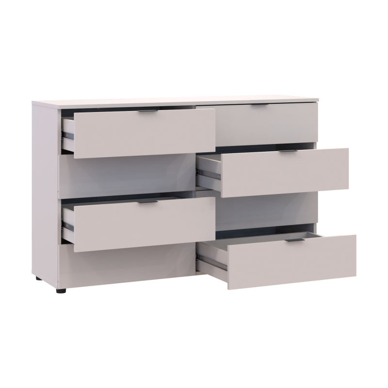 Комод Рон 8 Кашемир 8 Ящичков 130х38х81 (41516171)
