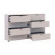 Комод Рон 8 Кашемир 8 Ящичков 130х38х81 (41516171)