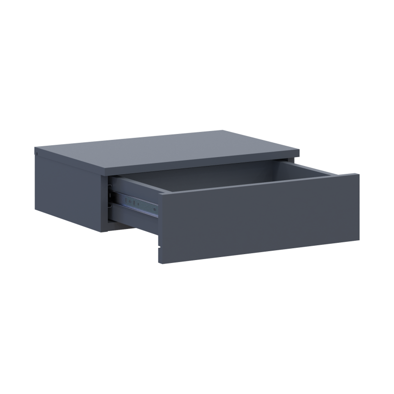 Прикроватная тумба Левия Графит 1Ш 46х31х15 (41516090)
