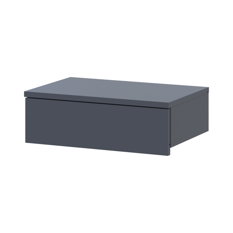 Прикроватная тумба Левия Графит 1Ш 46х31х15 (41516090)