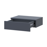 Прикроватная тумба Левия Графит 1Ш 46х31х15 (41516090)