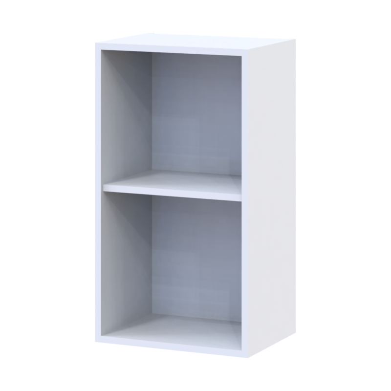 Kuchnia Leia B72_Sh40 górna wąska płyta wiórowa biała/dąb sonoma 40x31,6x72 (81359337.2)