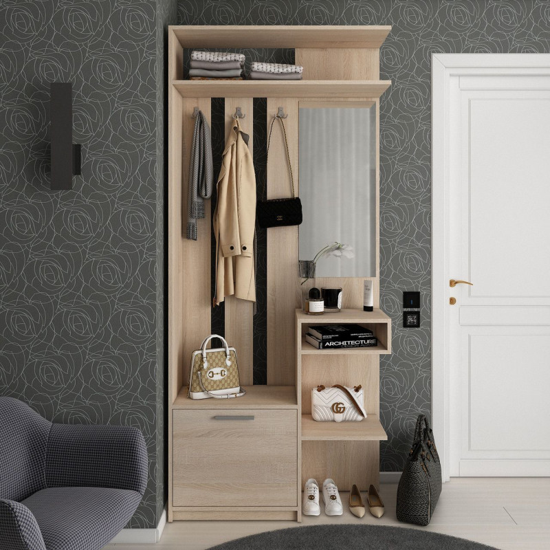 Прихожая Ривьера Cонома 91,5х30х203 (81336222)