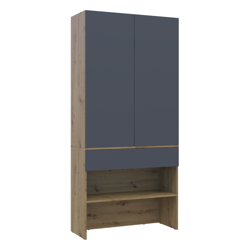 Прихожая Сплит Дуб Артизан/Графит ДСП 94х39х200 (44900271)