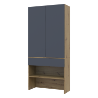 Прихожая Сплит Дуб Артизан/Графит ДСП 94х39х200 (44900271)