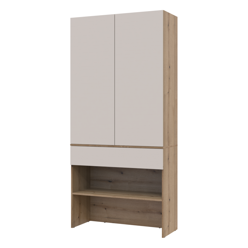 Прихожая Сплит Дуб Артизан/Кашемир ДСП 94х39х200 (44900270)