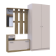 Прихожая Alice и шкаф Promo Дуб Эвок/Кашемир 2 ДСП (42005160)