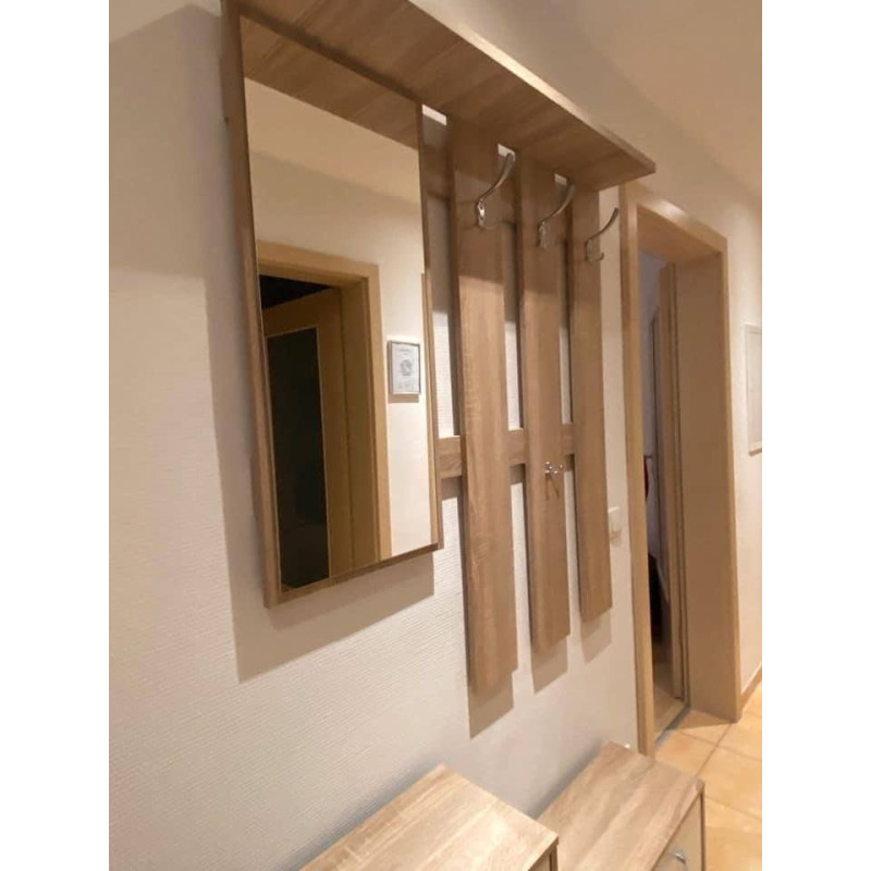 Прихожая Alice Белый/Дуб Cонома 1 зеркало 100х27х182,9 (44900238)