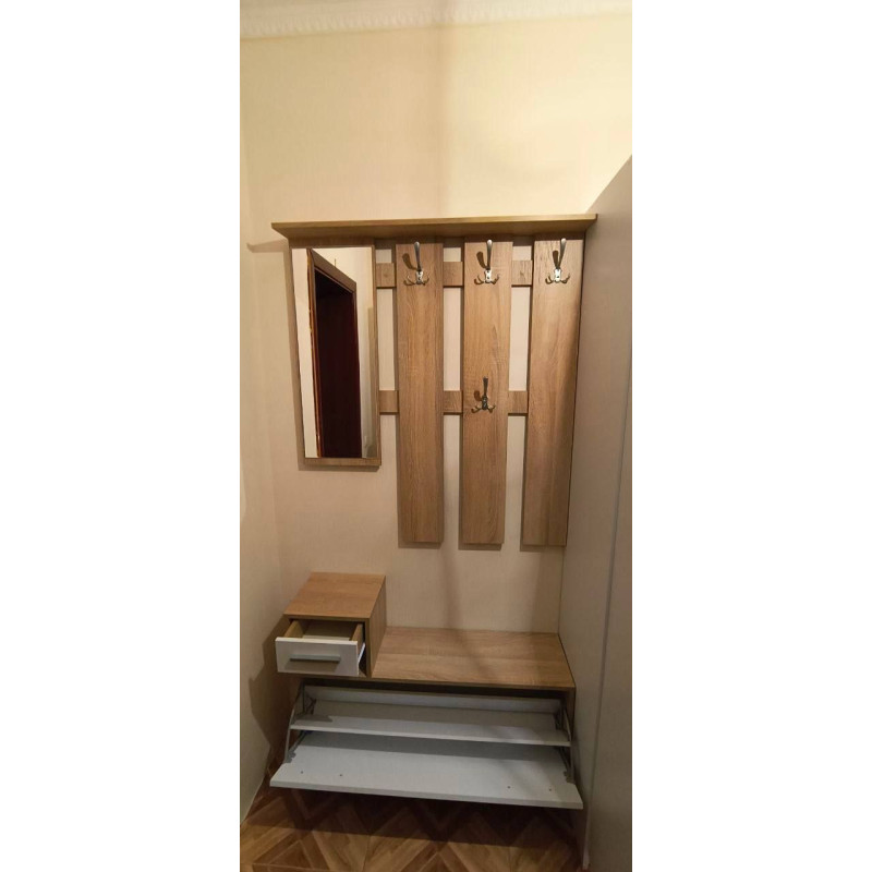 Прихожая Alice и шкаф Промо 2 ДСП Белый/Дуб Сонома (42005078)