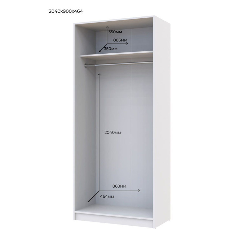 Прихожая Alice и шкаф Промо 2 ДСП Белый/Дуб Сонома (42005078)