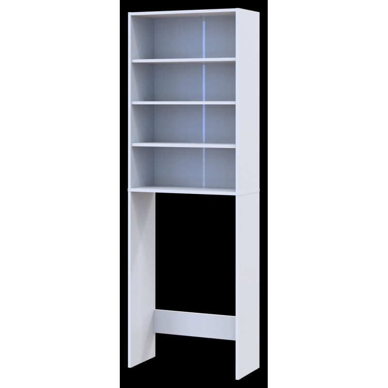 Szafka pod pralkę Lola, biała, płyta wiórowa, 64 x 31,6 x 190 mm (41516022)