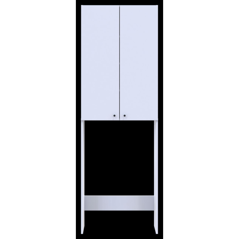 Szafka pod pralkę Lola, biała, płyta wiórowa, 64 x 31,6 x 190 mm (41516022)