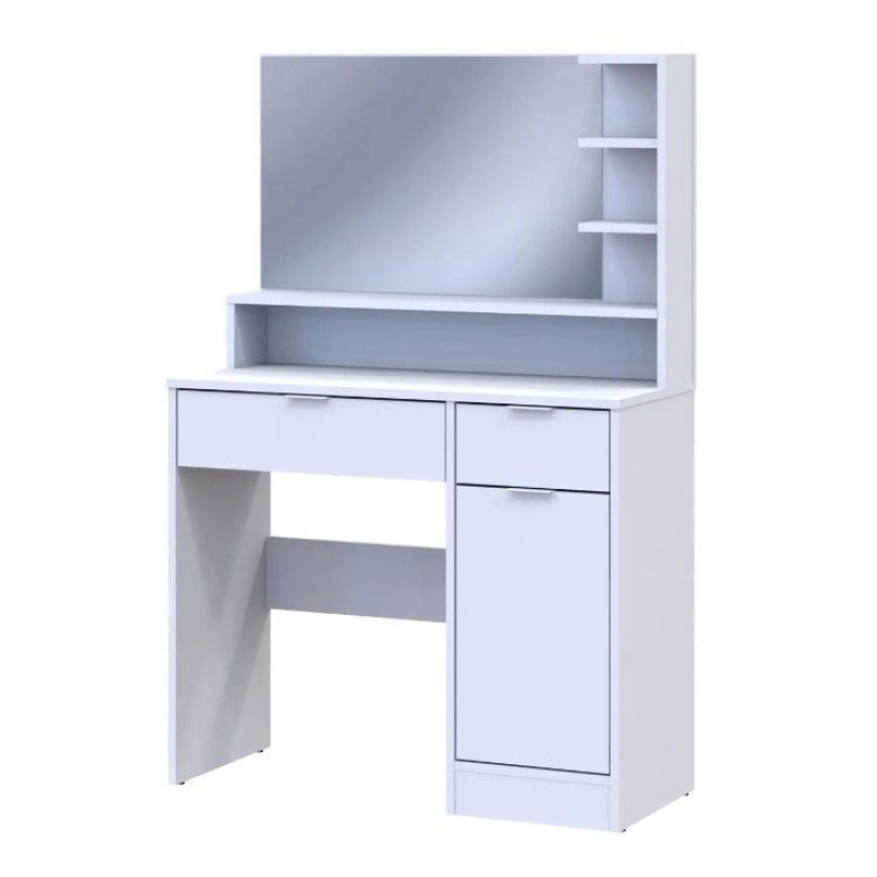 Туалетный столик Эстель Белый ДСП 90х38х135 (41516035)