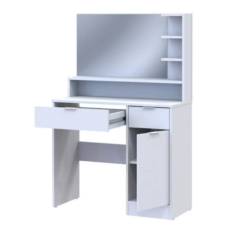 Туалетный столик Эстель Белый ДСП 90х38х135 (41516035)