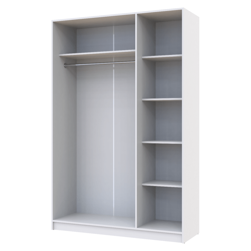 Шкаф для одежды Промо Белый 3 ДСП 135х48х204 (80737071)