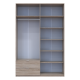 Распашной шкаф для одежды Лукас Дуб сонома 160х50х240 (80737730)