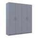 Шкаф для одежды Промо Серый 2+2 ДСП 180х48х204 (80737766)