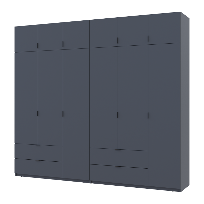 Комплект Лукас Графит 3+3 ДСП 270х50х240 (42005117)