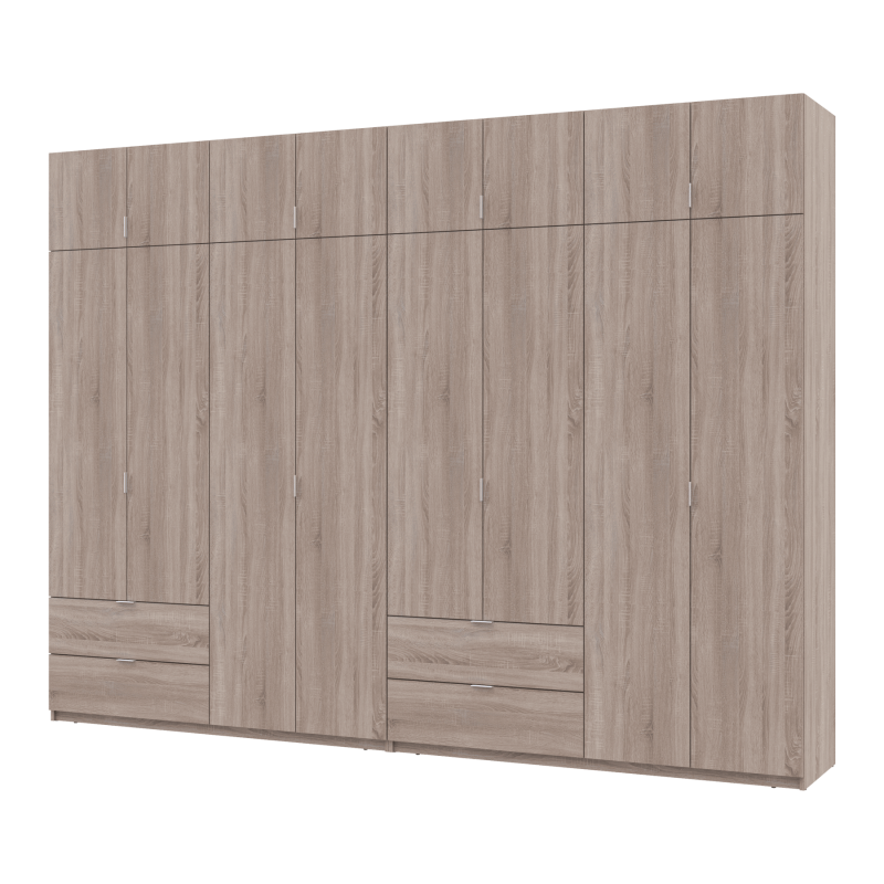 Комплект Лукас Дуб Сонома 4+4 ДСП 320х50х240 (42005127)