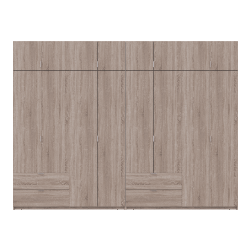 Комплект Лукас Дуб Сонома 4+4 ДСП 320х50х240 (42005127)