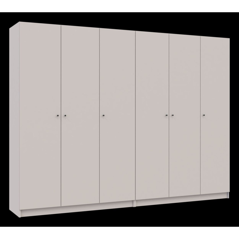 Шкаф для одежды Промо Кашемир 3+3 ДСП 270х48х204 (80737674)