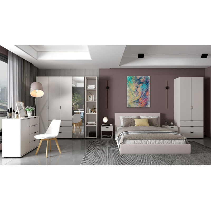 Распашной шкаф для одежды Гелар Кашемир 2 ДСП 77.5х49.5х203.4 (80737632)