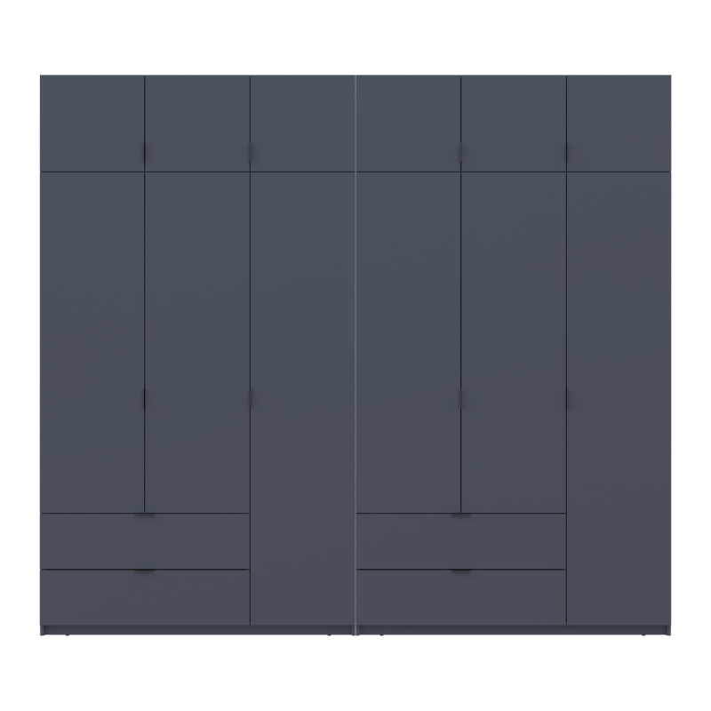 Комплект Лукас Графит 3+3 ДСП 270х50х240 (42005117)