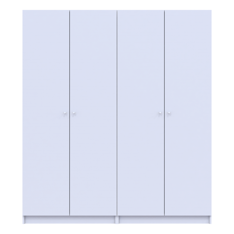 Комплект Промо с полками Белый 2+2 ДСП 180х48х204 (44900288)