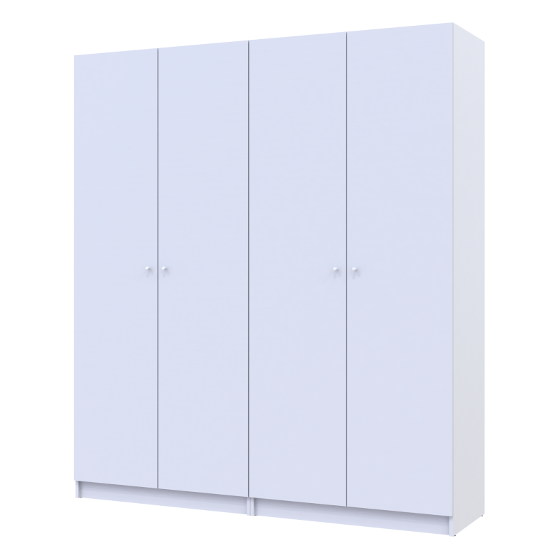 Комплект Промо с полками Белый 2+2 ДСП 180х48х204 (44900288)