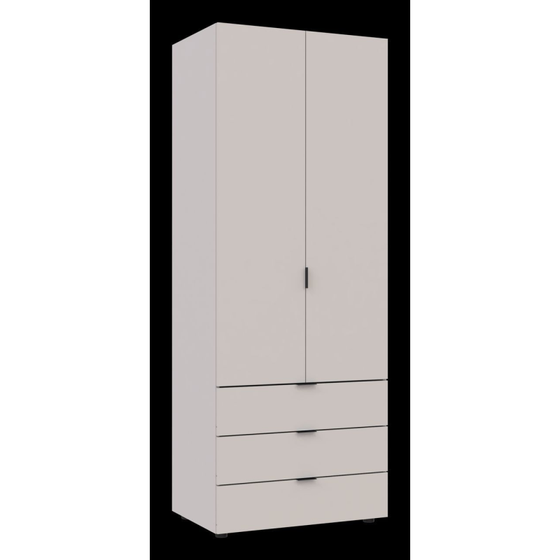 Распашной шкаф для одежды Гелар Кашемир 2 ДСП 77.5х49.5х203.4 (80737632)